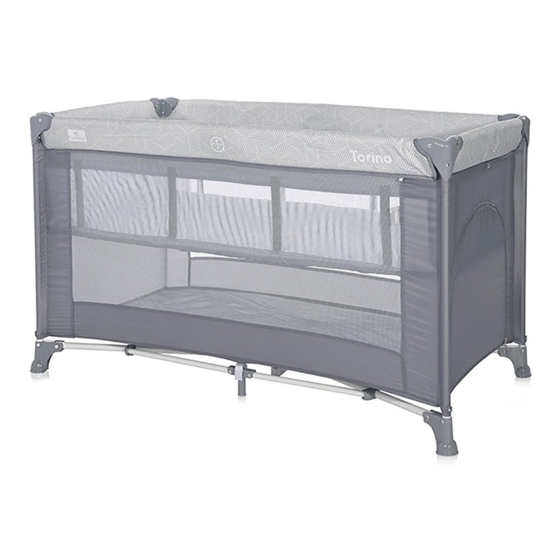 لوريلي سرير اطفال تورينو بطبقتين - رصاصي - 1008046 - Image 2